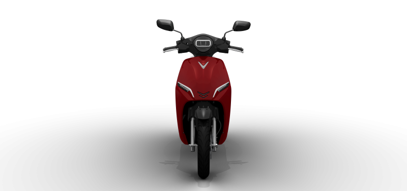 VinFast Feliz II - Feliz đổi pin màu đỏ mặt trước